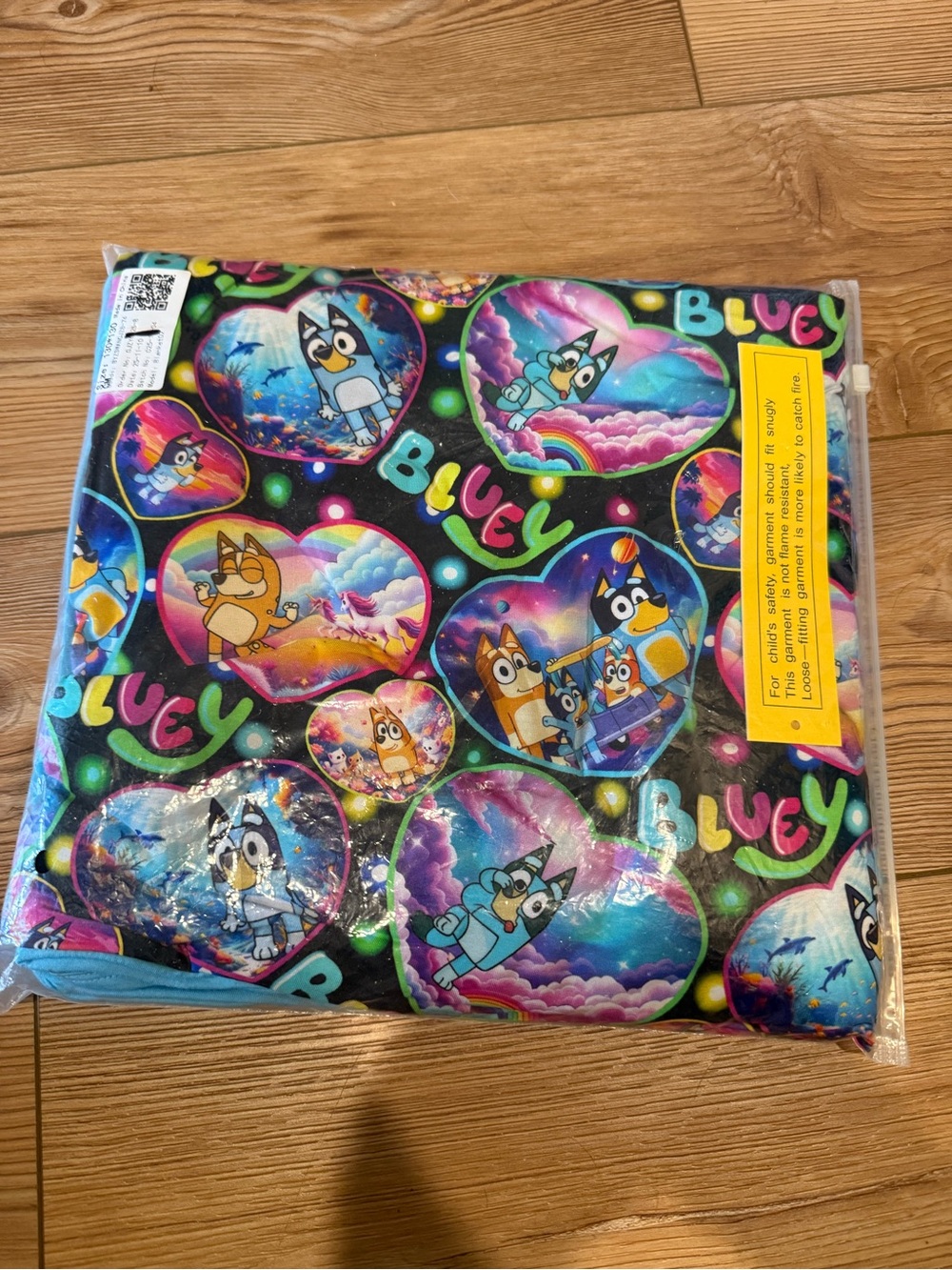 NWT Bluey Lisa Frank Bamboo Blanket 50x50